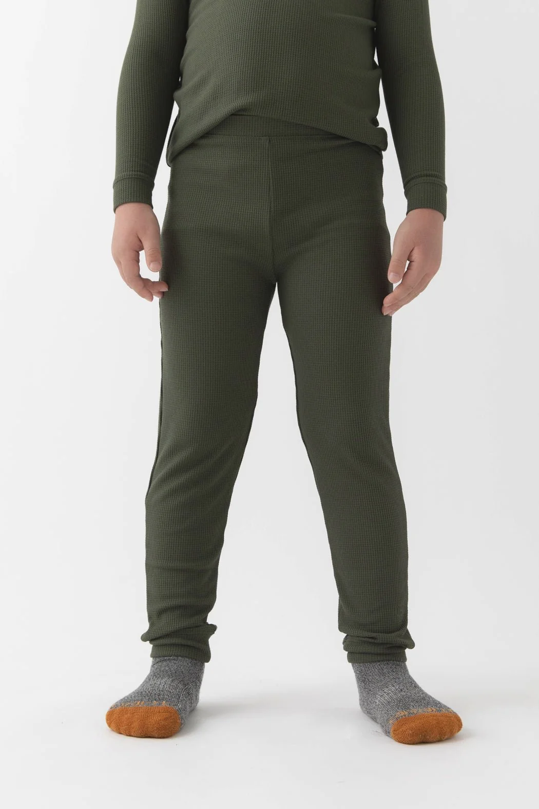 Children's Bamboo Waffle Knit Base Layer Pant - Last Chance