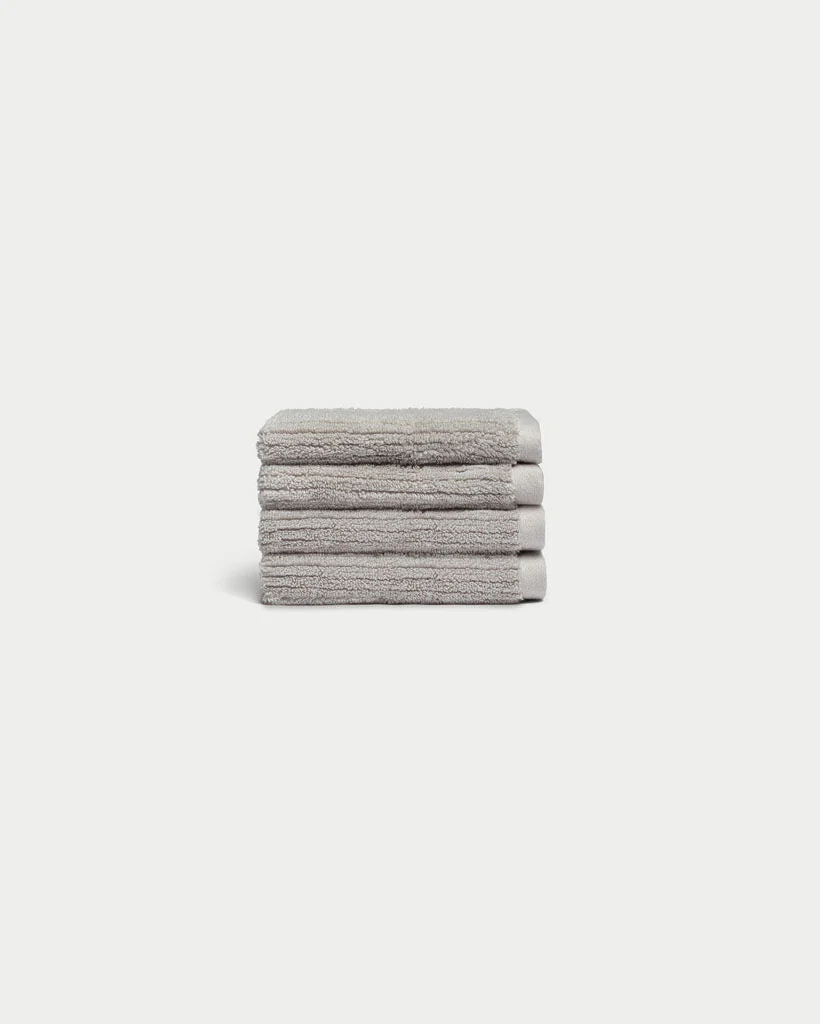 Ribbed Terry Washcloths
