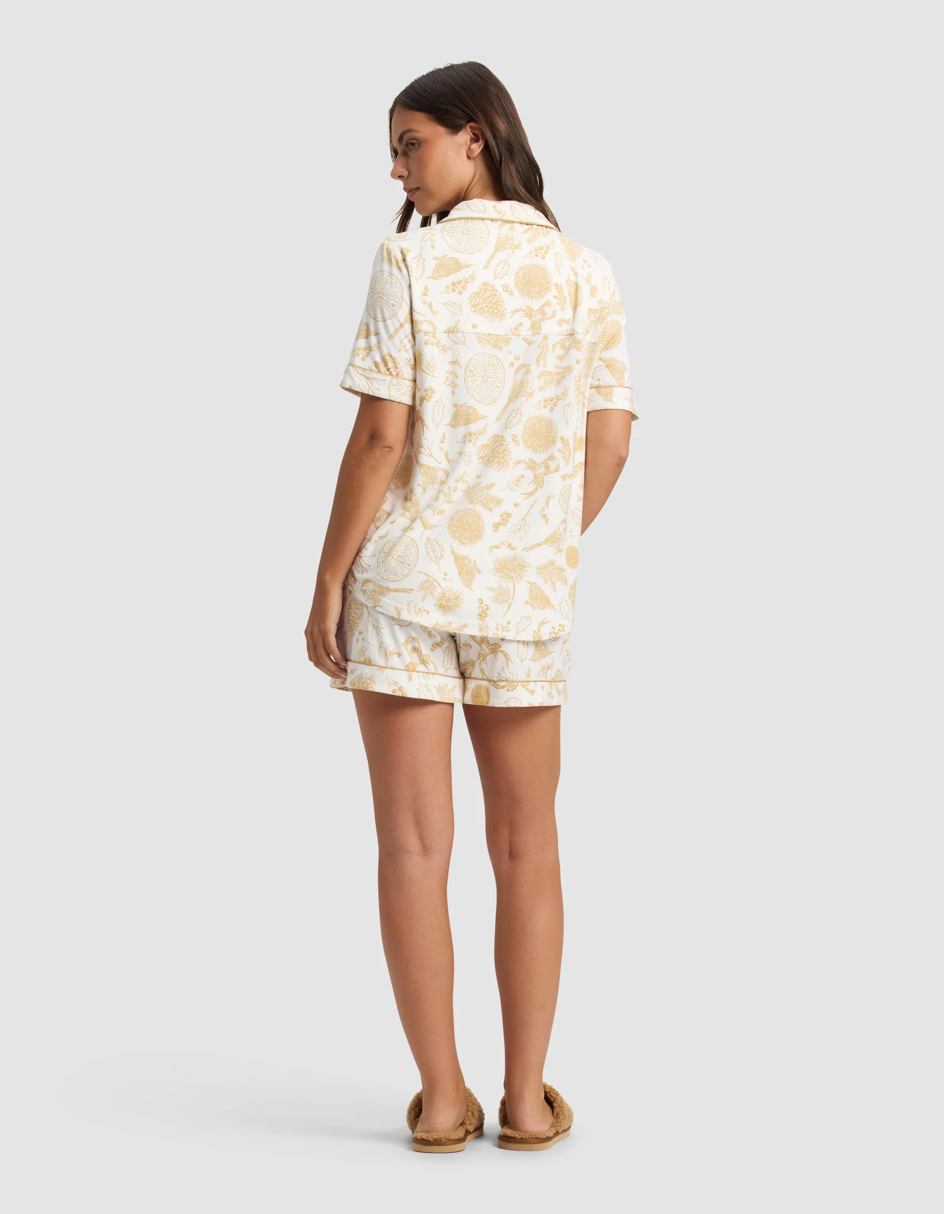Women's Bamboo Stretch-Knit Short Sleeve Pajama Set - Last Chance - Image 11