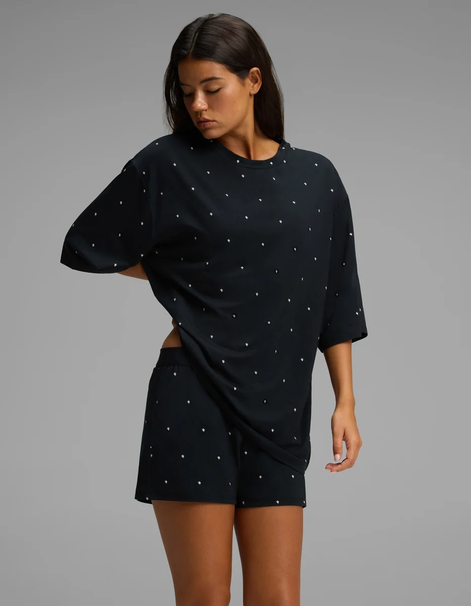 Women's First Layer Boyfriend Sleep Tee & Boxer Short Set - Image 21