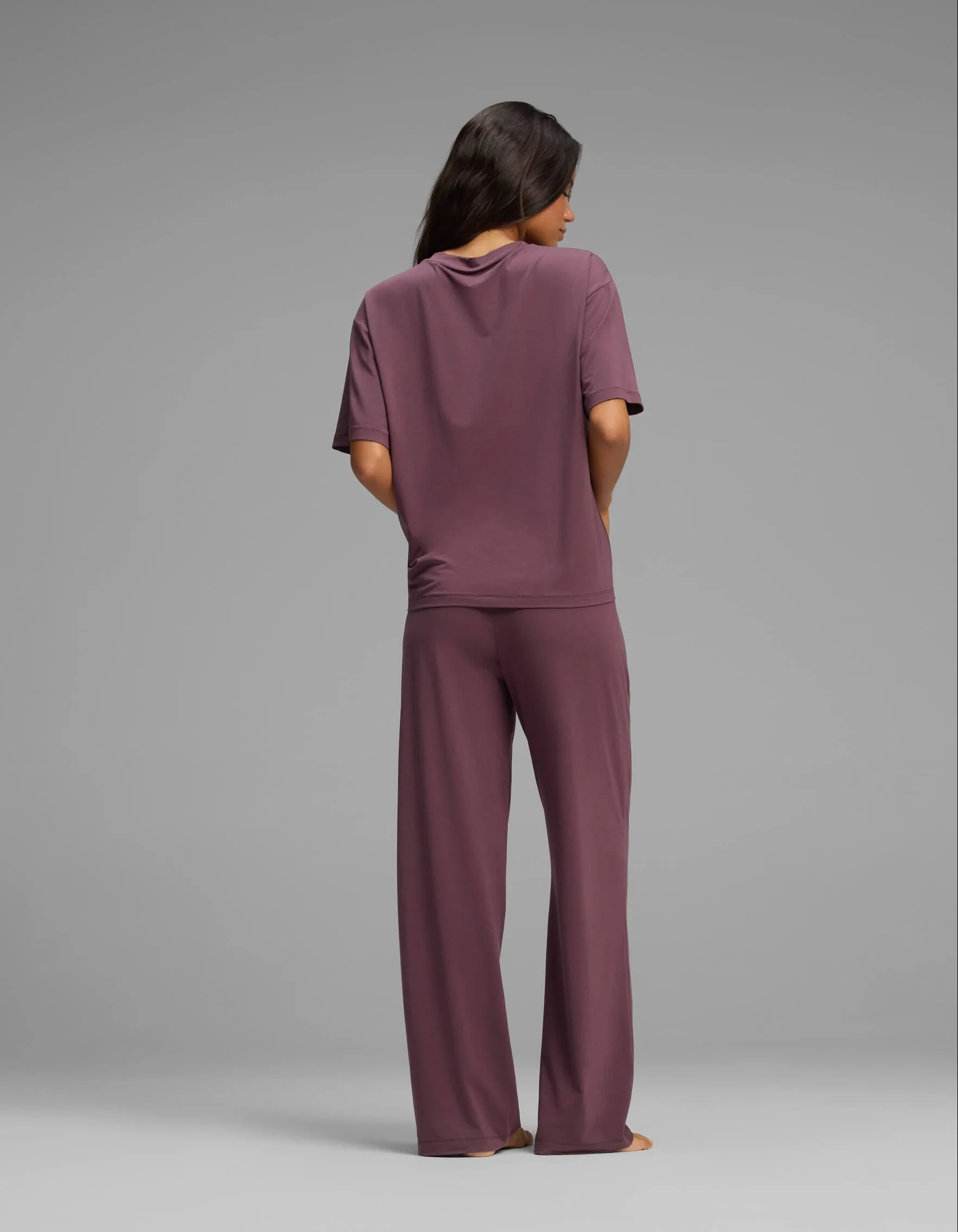 Women's First Layer Pajama Short Sleeve Tee & Pajama Pant Set - Image 12