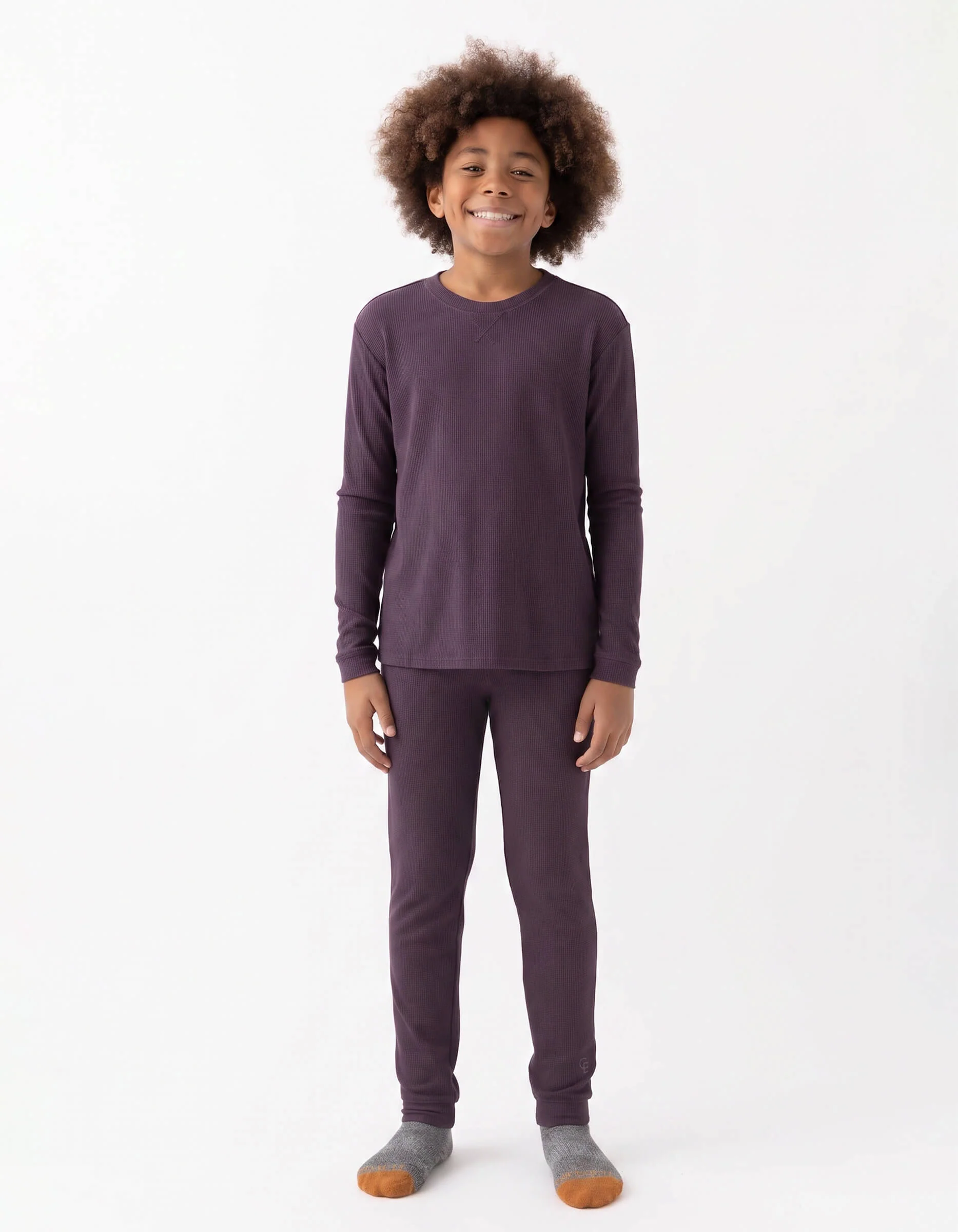 Children's Bamboo Waffle Knit Base Layer Set - Last Chance