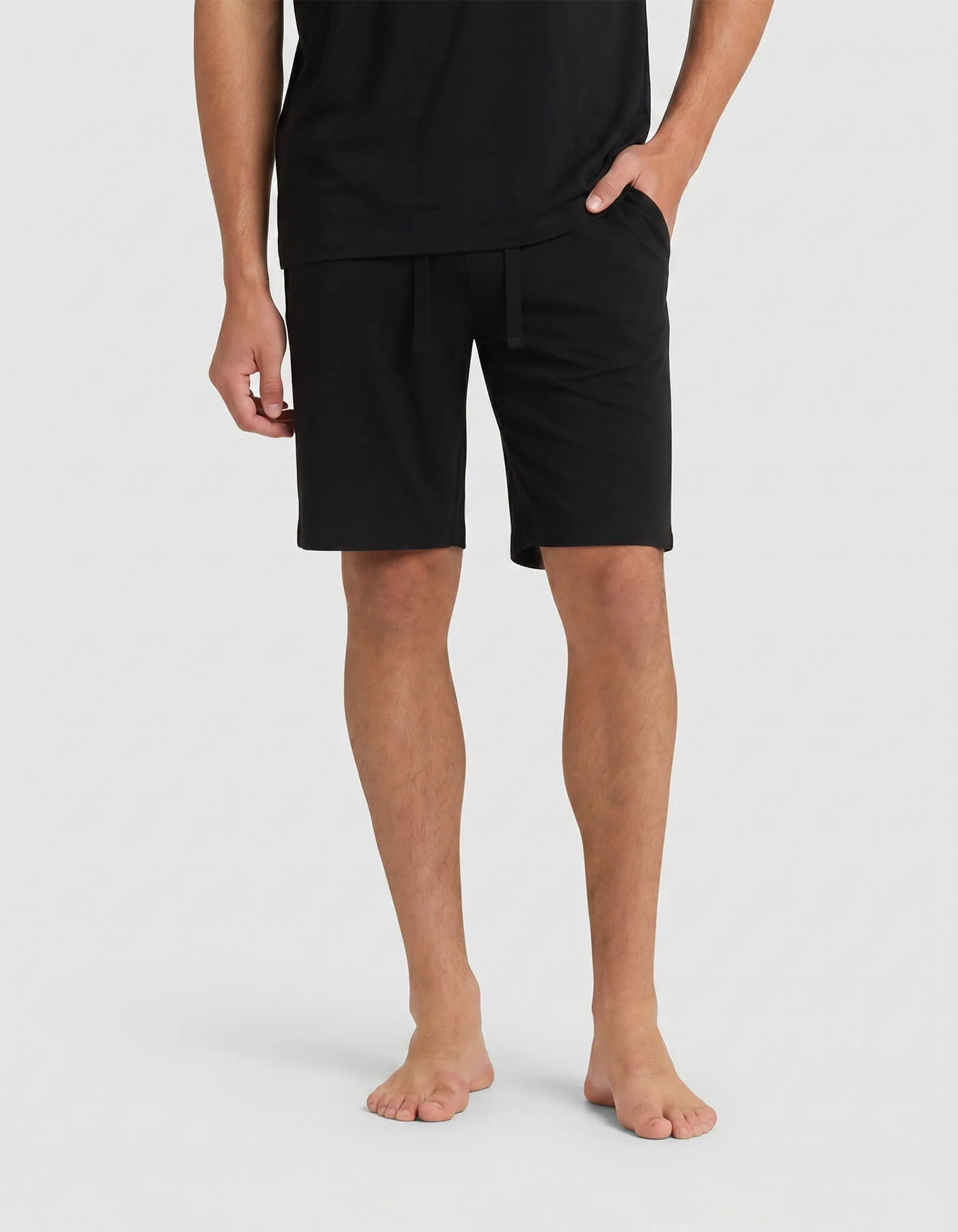 Men's Bamboo Stretch-Knit Short Sleeve Pajama Set - Image 10