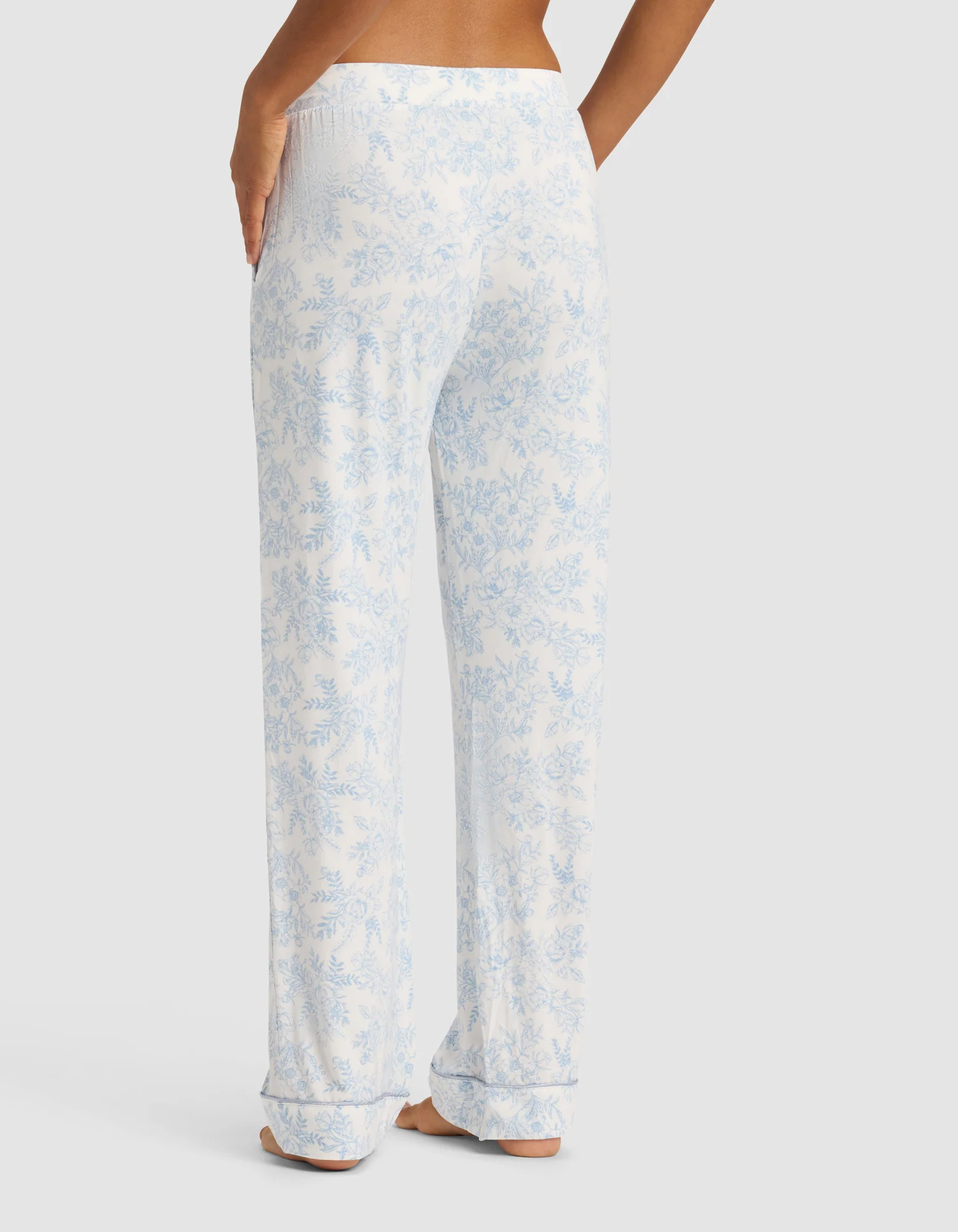 Women's Bamboo Stretch-Knit Short Sleeve & Pant Pajama Set - Last Chance - Image 29