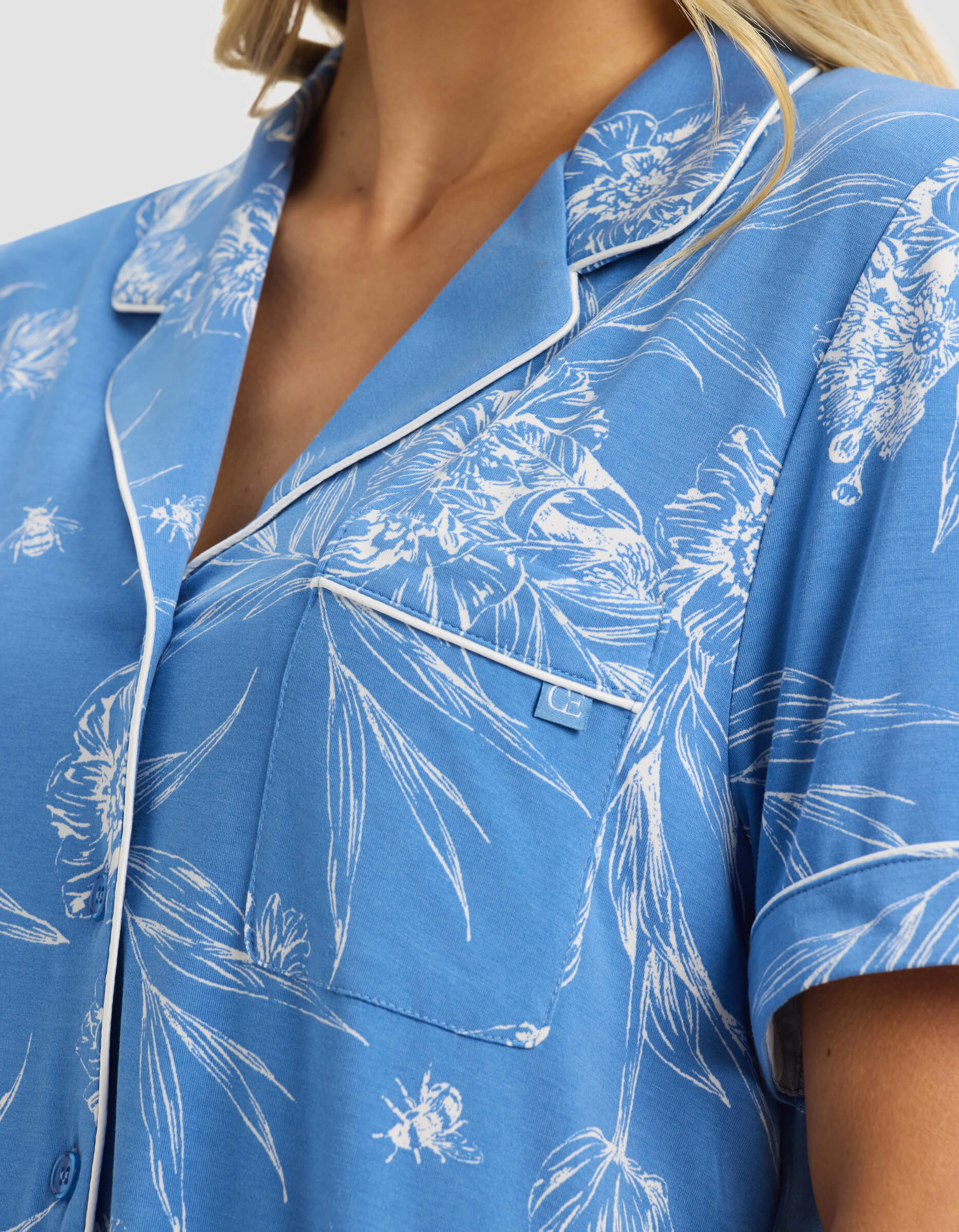 Women's Bamboo Stretch-Knit Short Sleeve Pajama Set - Last Chance - Image 18