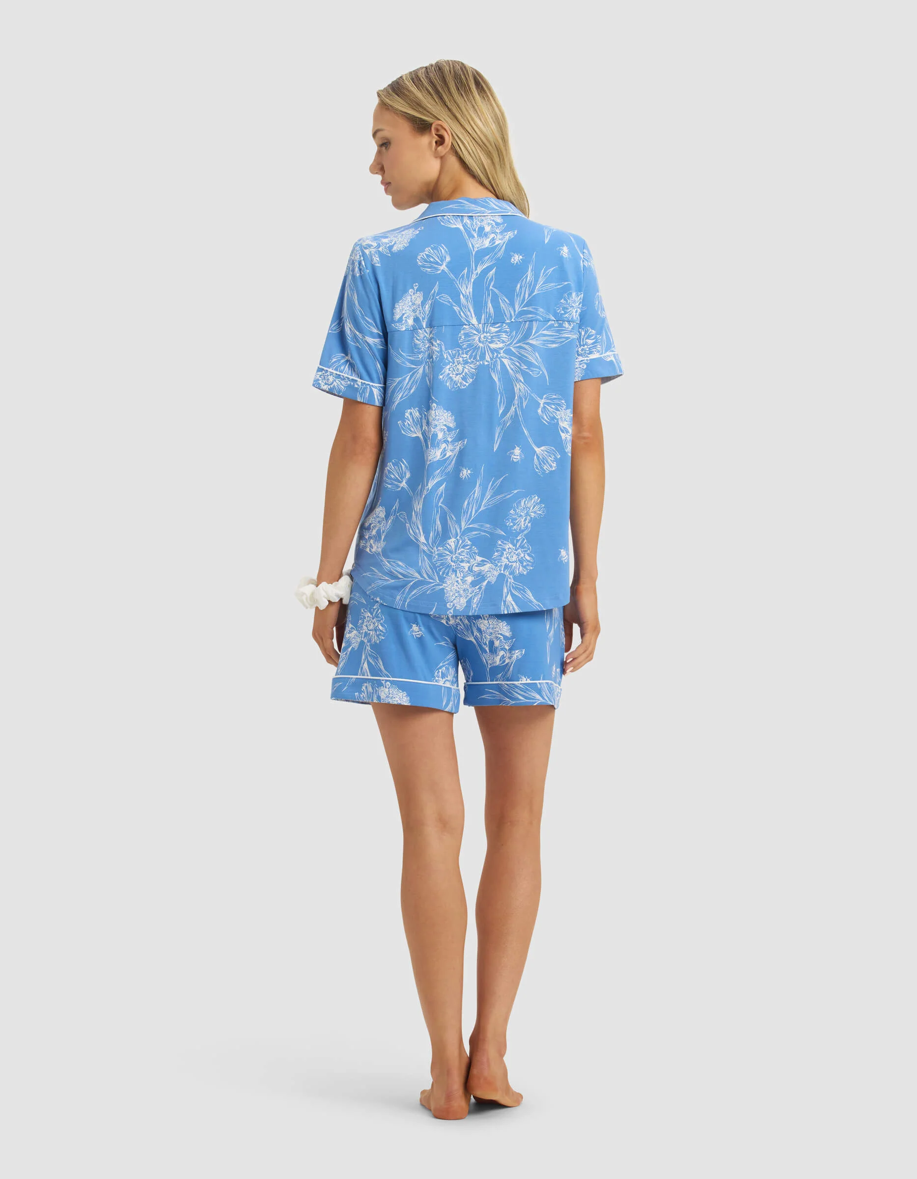 Women's Bamboo Stretch-Knit Short Sleeve Pajama Set - Last Chance - Image 2