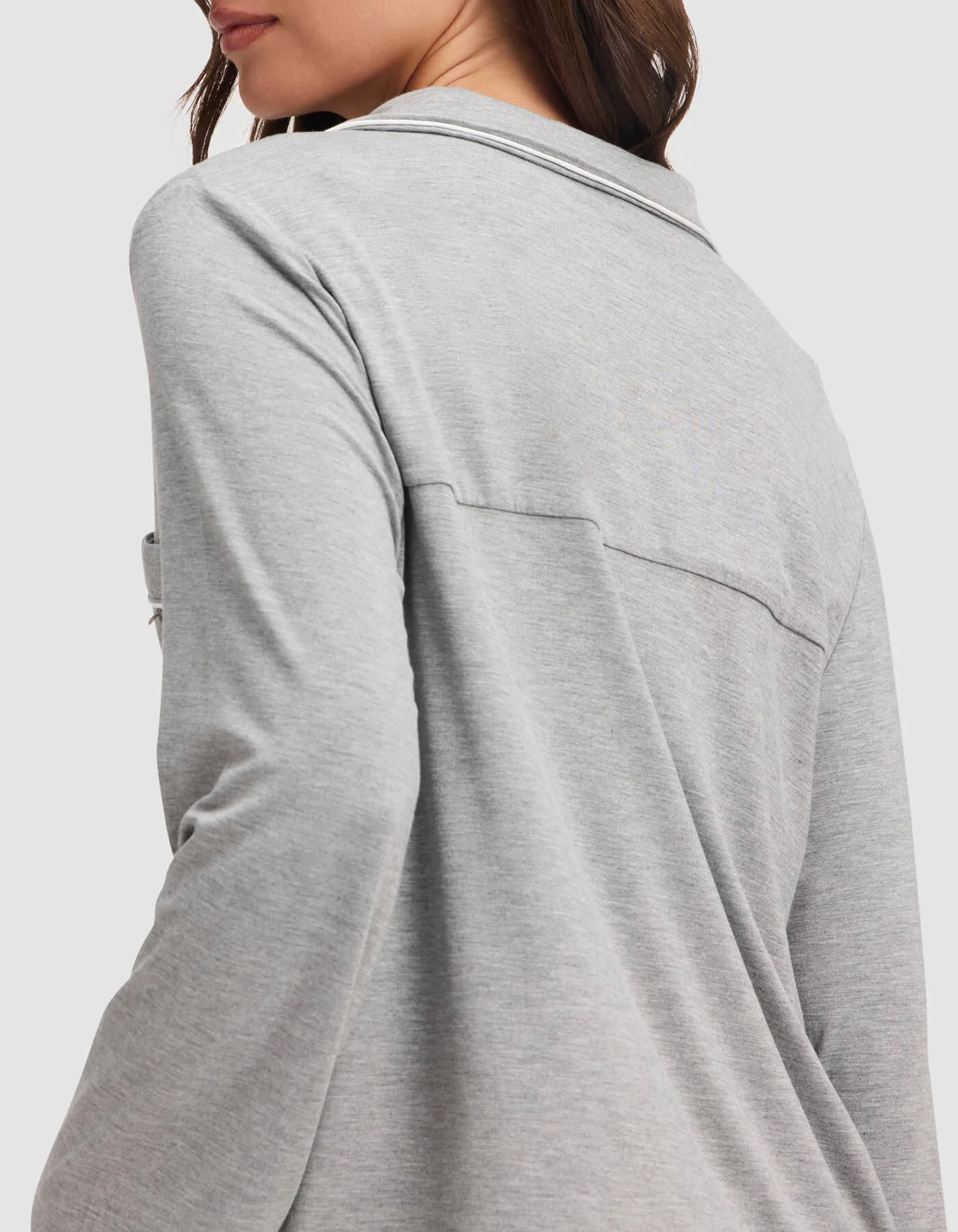 Women's Bamboo Stretch-Knit Long Sleeve Pajama Top - Image 22