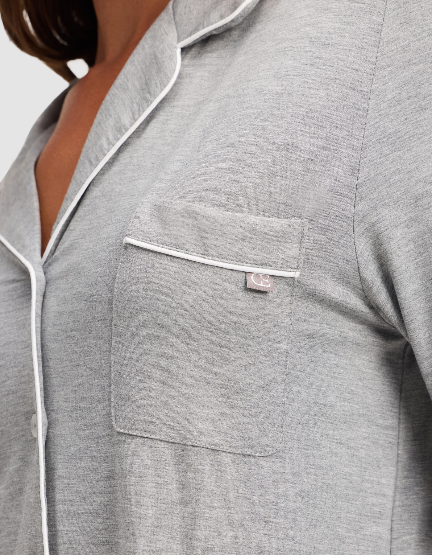 Women's Bamboo Stretch-Knit Long Sleeve Pajama Top - Image 24