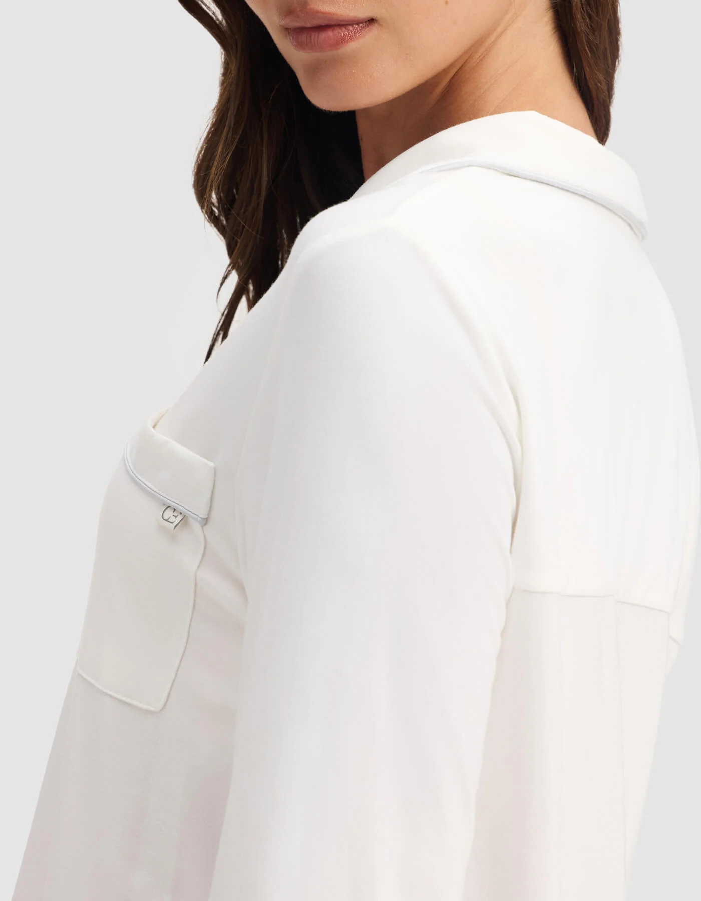 Women's Bamboo Stretch-Knit Long Sleeve Pajama Top - Image 29