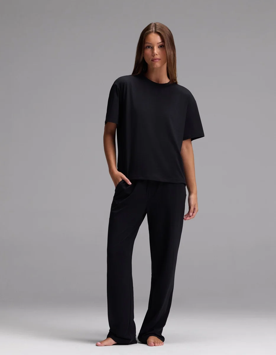 Women's First Layer Pajama Short Sleeve Tee & Pajama Pant Set - Image 20