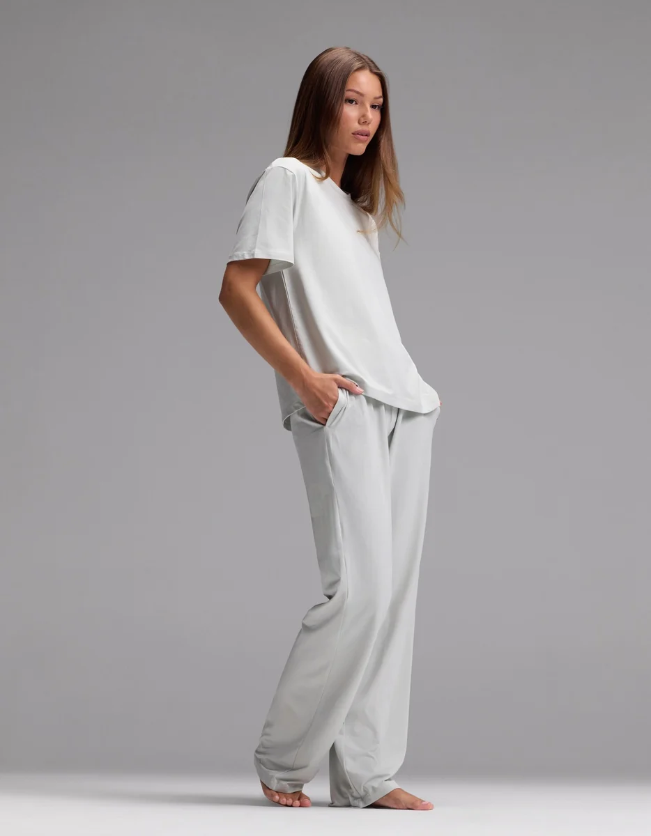 Women's First Layer Pajama Short Sleeve Tee & Pajama Pant Set - Image 24