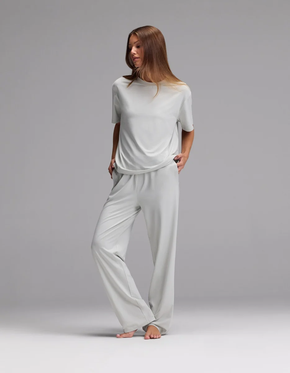 Women's First Layer Pajama Short Sleeve Tee & Pajama Pant Set - Image 27