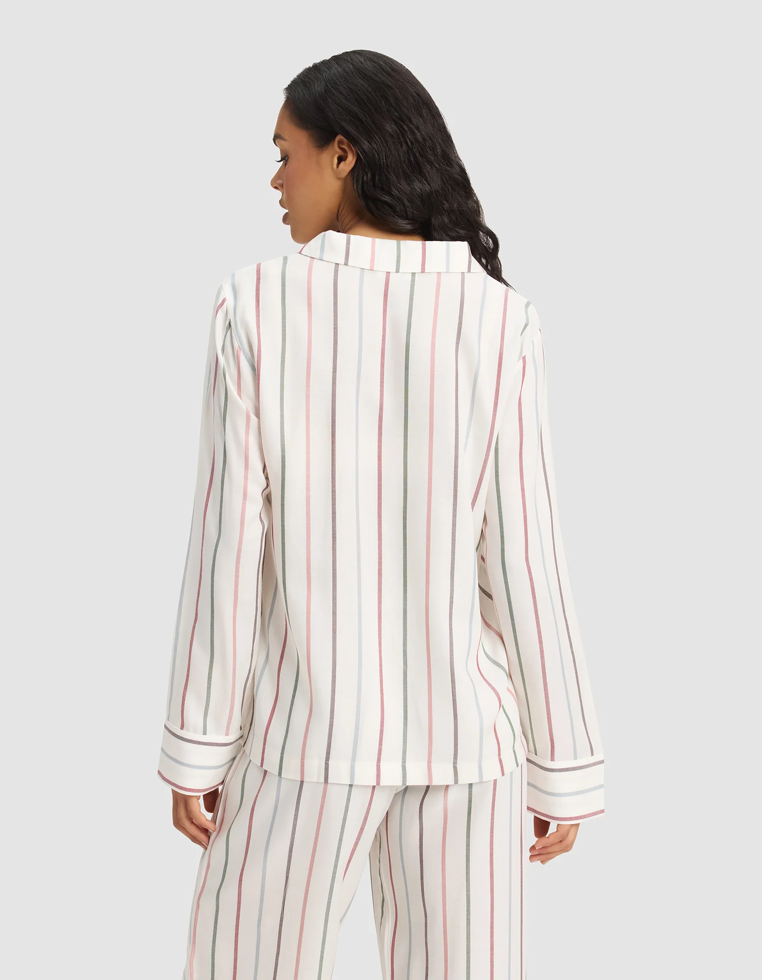 Women's Soft Woven Long Sleeve Pajama Top - Last Chance - Image 4